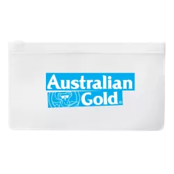 Pochette trasparente con zip Australian Gold