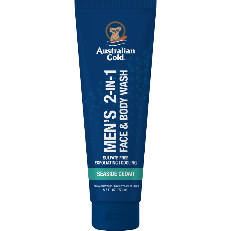 MEN’S 2-IN-1 FACE & BODY WASH SEASIDE CEDAR