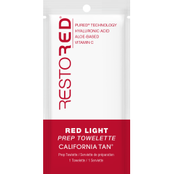 Restored® Red Light Prep Towelette – Salvietta Luce Rossa Viso e Corpo