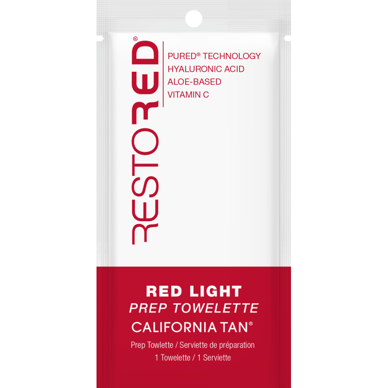 RESTORED® RED LIGHT PREP TOWELETTE – SALVIETTA PRE-TRATTAMENTO LUCE ROSSA