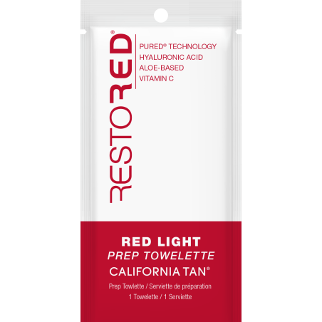 Restored® Red Light Prep Towelette – Salvietta Luce Rossa Viso e Corpo