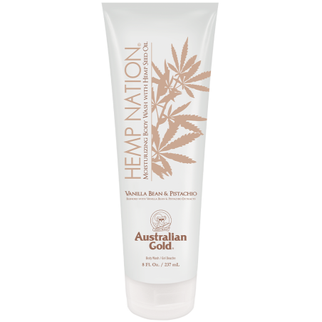 Hemp Nation Body Wash Vaniglia & Pistacchio – Detergente Idratante | Australian Gold