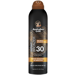 Spray Solare SPF 30 con Bronzer – Australian Gold | Abbronzatura e Protezione