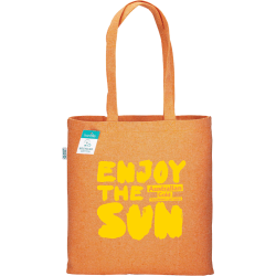 Shopper Arancione in Cotone