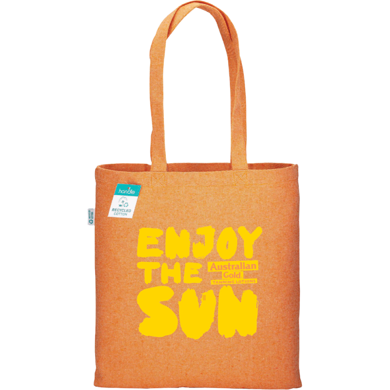 Shopper Arancione in Cotone
