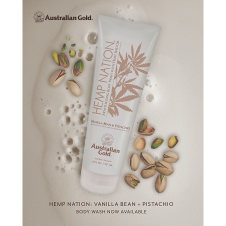 HEMP NATION BODY WASH VANIGLIA & PISTACCHIO