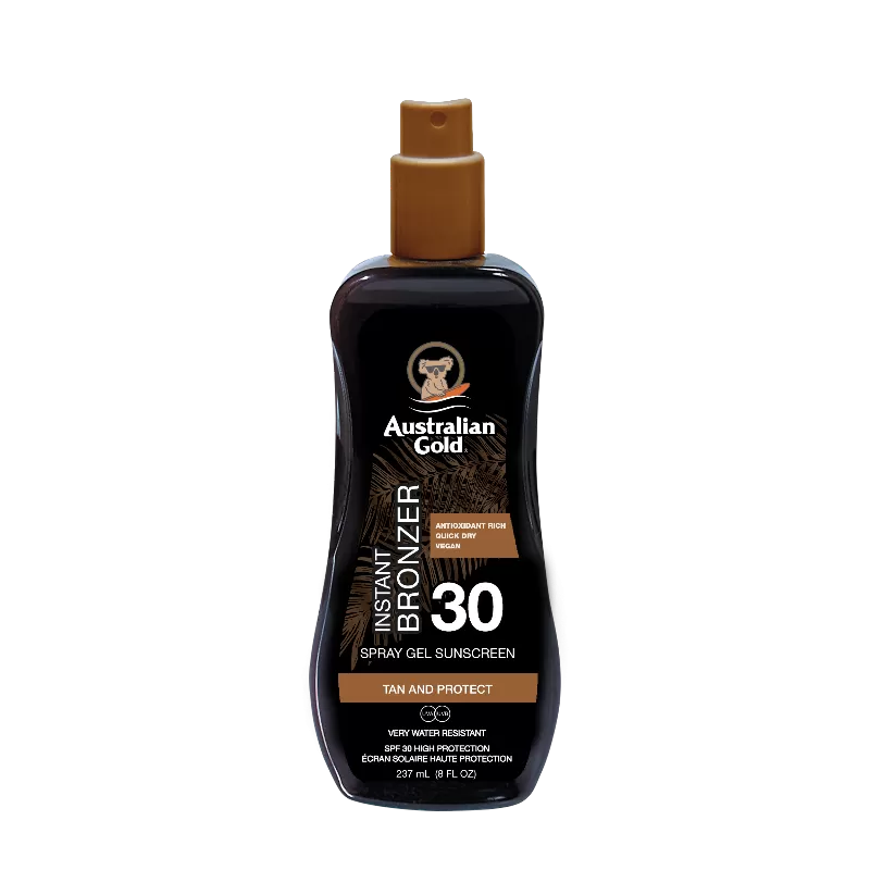 SPF 30 SPRAY GEL WITH BRONZER