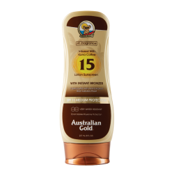 SPF 15 LOTION WITH BRONZER